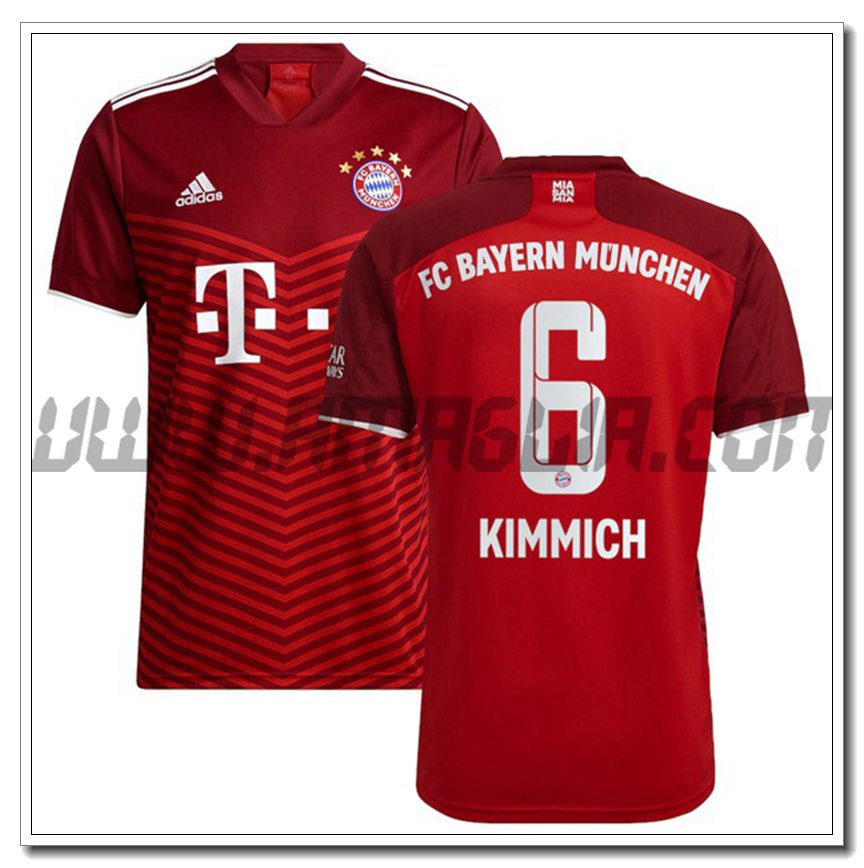 Prima Maglia Kimmich 6 Bayern Monaco 2021 2022
