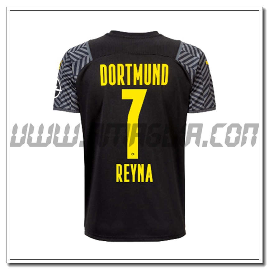 Seconda Maglia Reyna 7 Dortmund BVB 2021 2022