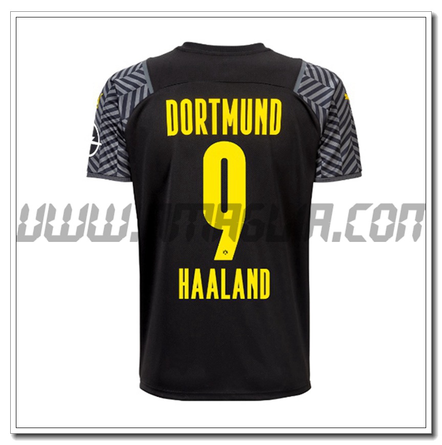 Seconda Maglia Haaland 9 Dortmund BVB 2021 2022