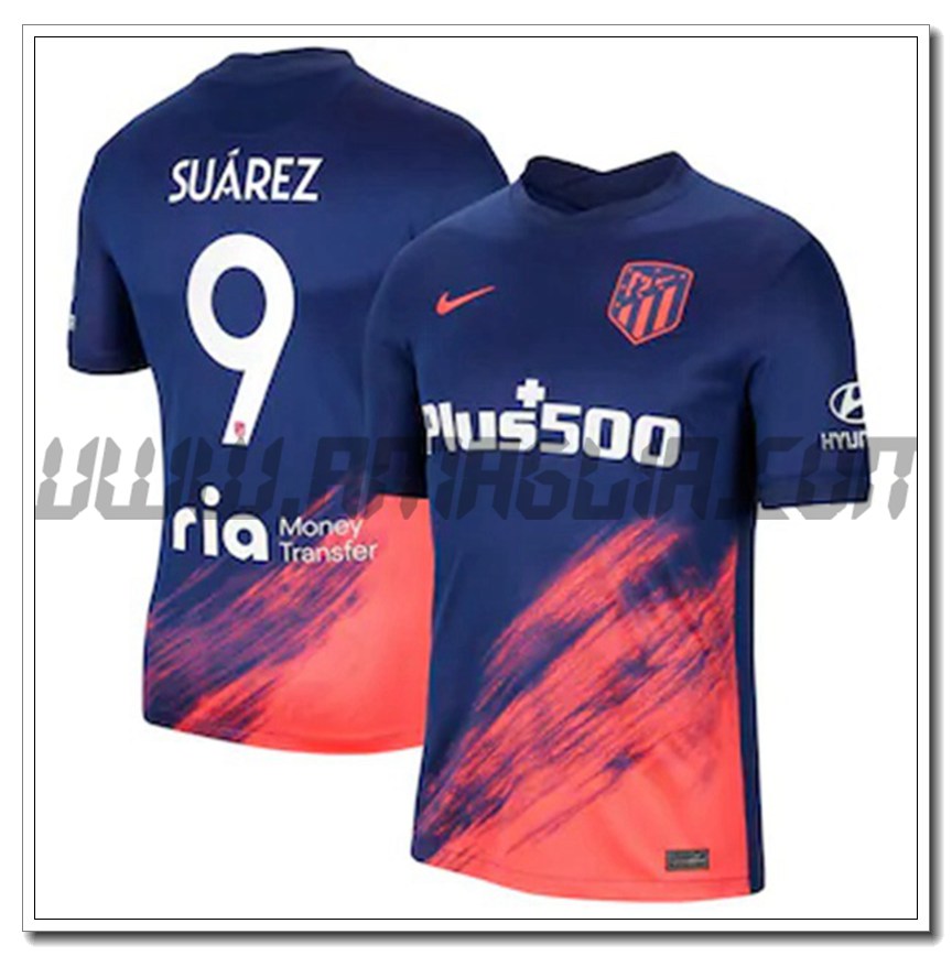 Terza Maglia Suarez 9 Atletico Madrid 2021 2022