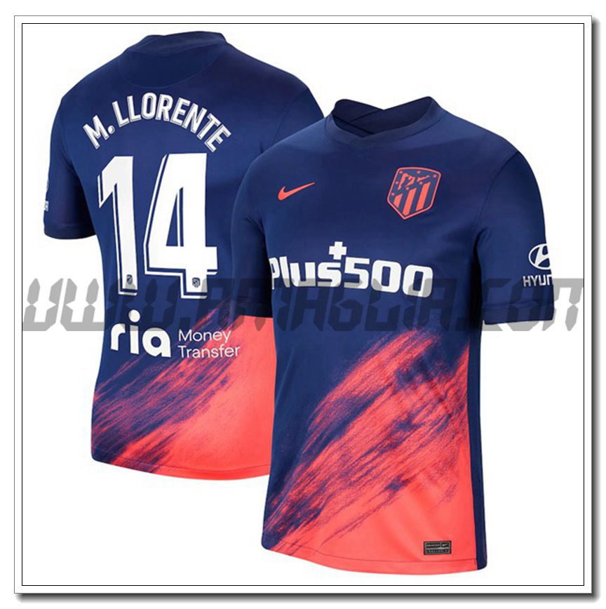 Terza Maglia M. Llorente 14 Atletico Madrid 2021 2022