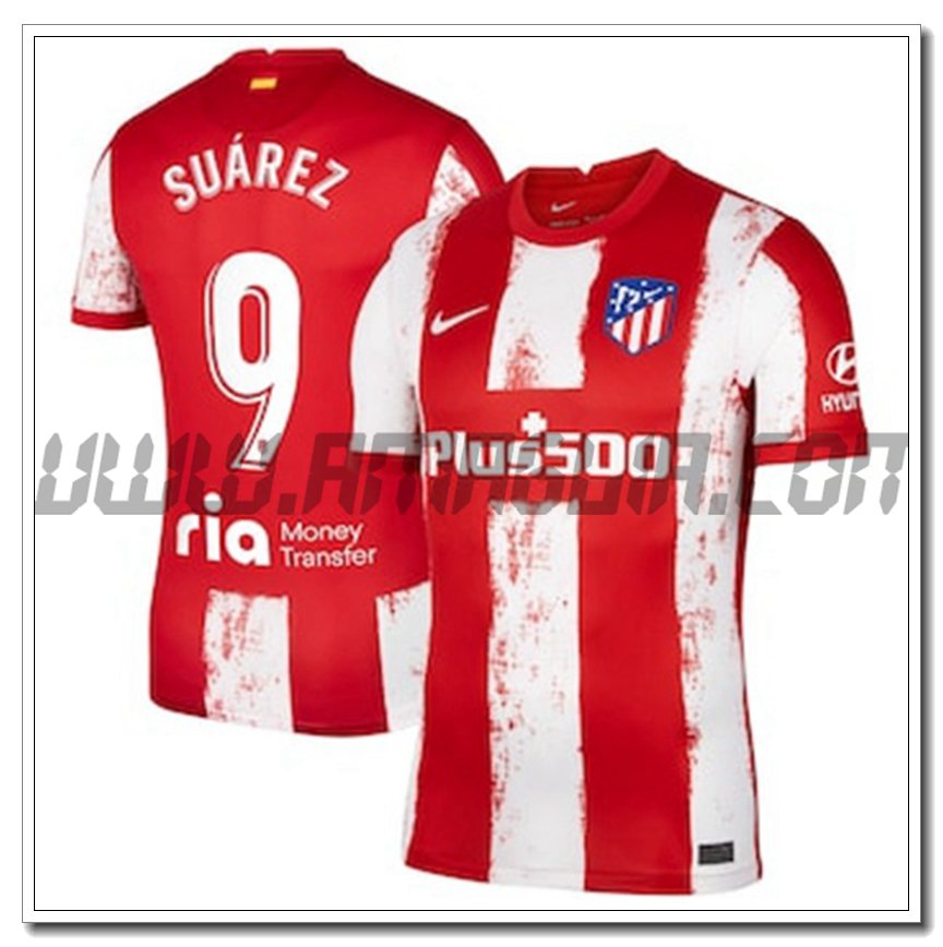 Prima Maglia Suarez 9 Atletico Madrid 2021 2022