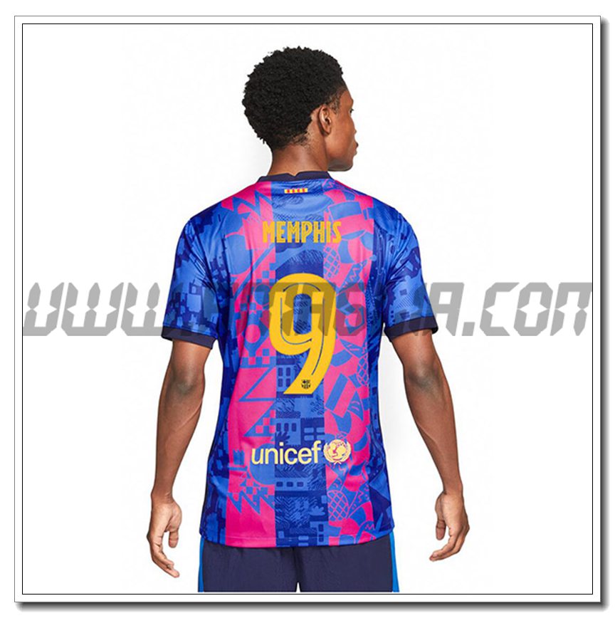 Terza Maglia Memphis 9 FC Barcellona 2021 2022