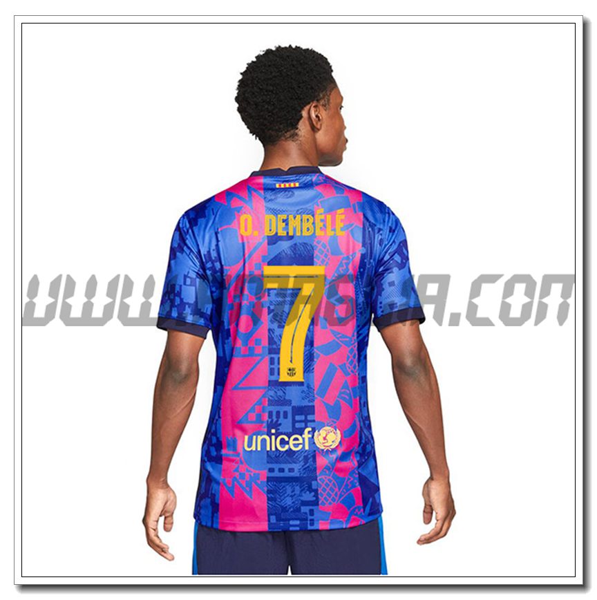 Terza Maglia O.Dembele 7 FC Barcellona 2021 2022