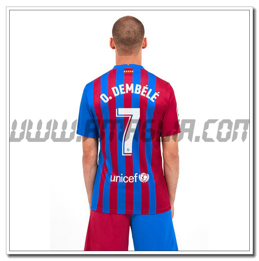 Prima Maglia O.Dembele 7 FC Barcellona 2021 2022