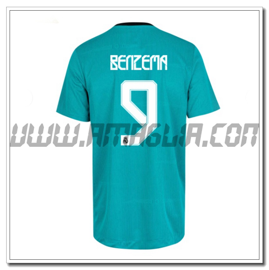 Terza Maglia Benzema 9 Real Madrid 2021 2022