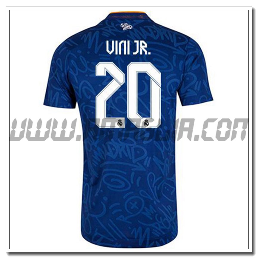 Seconda Maglia Vini Jr 20 Real Madrid 2021 2022