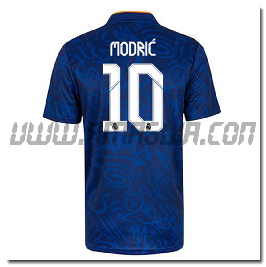 Seconda Maglia Modric 10 Real Madrid 2021 2022