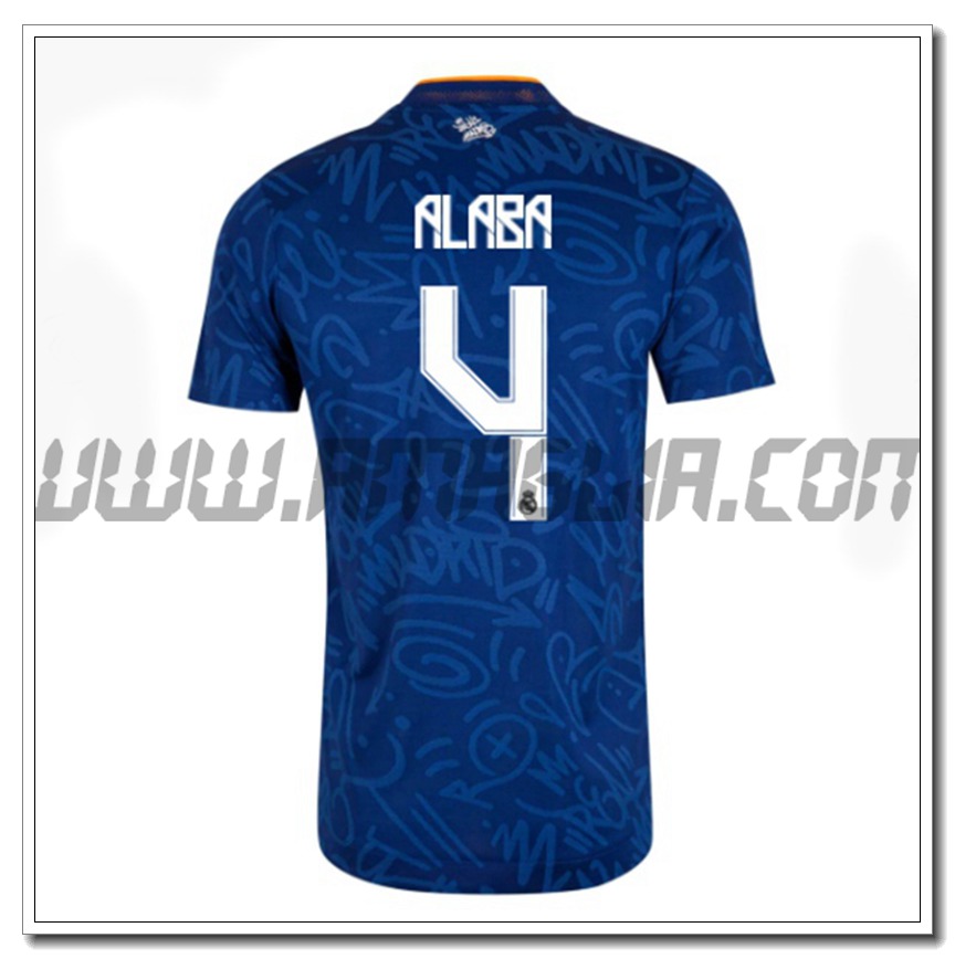 Seconda Maglia Alaba 4 Real Madrid 2021 2022
