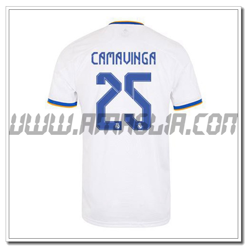 Prima Maglia Camavinga 25 Real Madrid 2021 2022