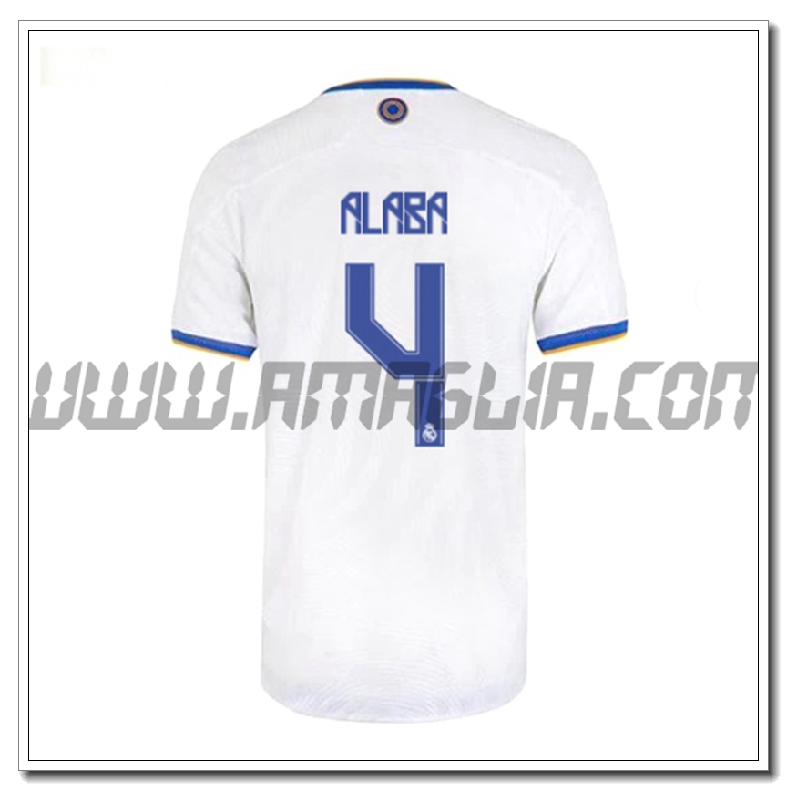 Prima Maglia Alaba 4 Real Madrid 2021 2022