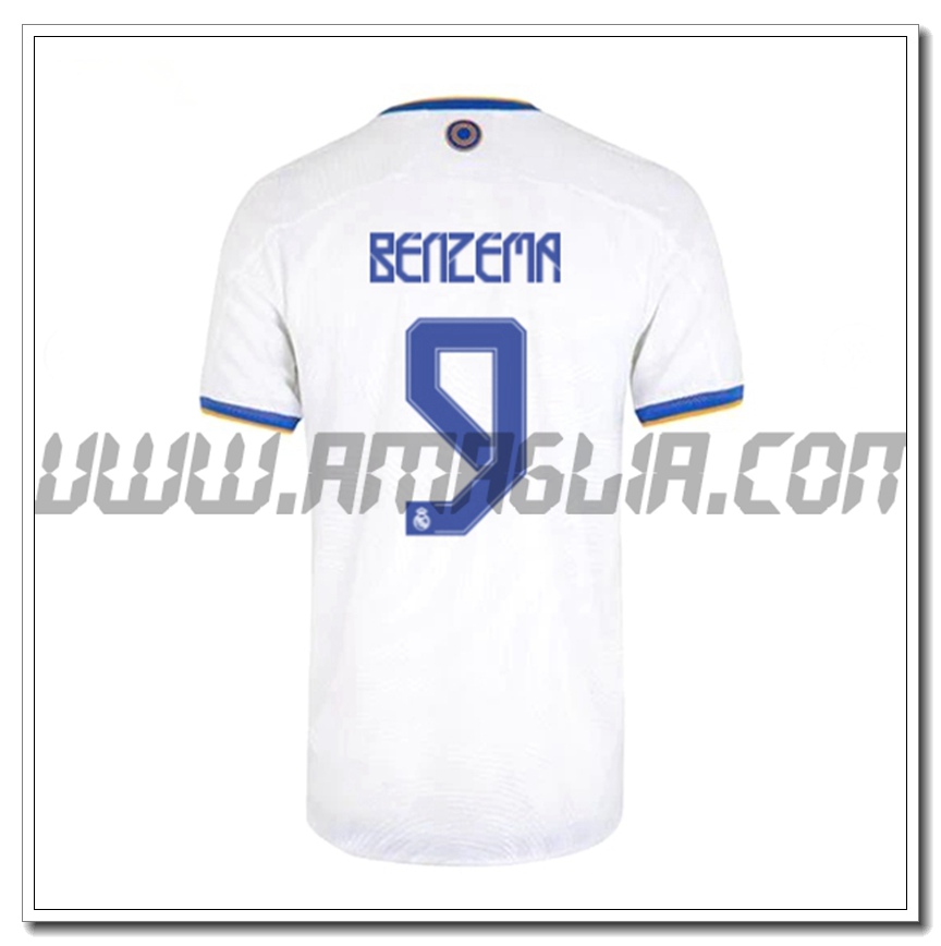 Prima Maglia Benzema 9 Real Madrid 2021 2022
