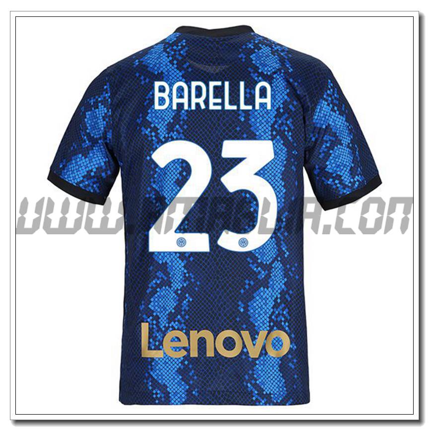Prima Maglia BARELLA 23 Inter Milan 2021 2022