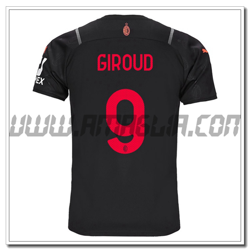 Terza Maglia GIROUD 9 AC Milan 2021 2022