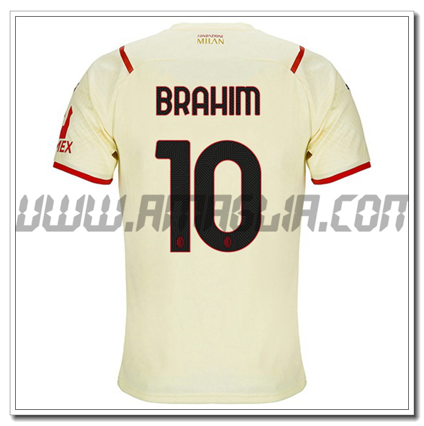 Seconda Maglia BRAHIM 10 AC Milan 2021 2022
