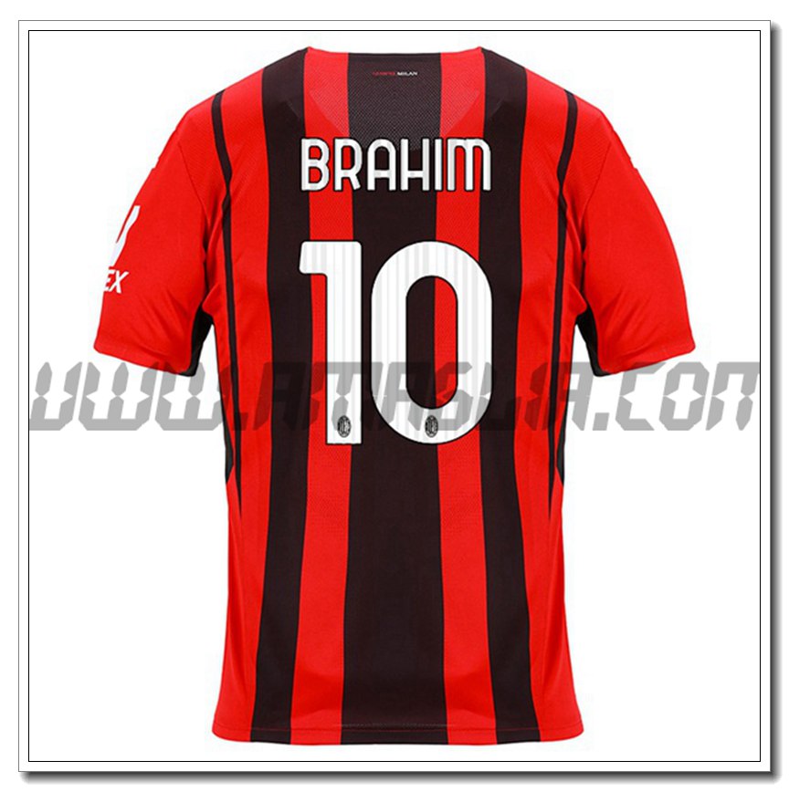 Prima Maglia BRAHIM 10 AC Milan 2021 2022