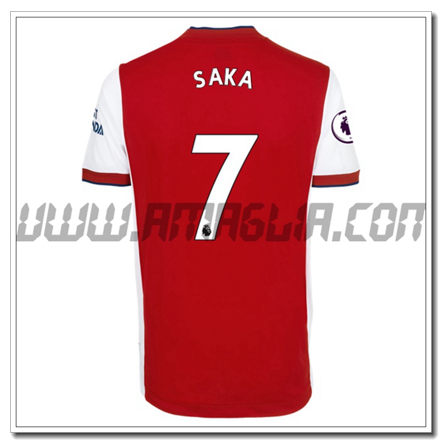 Prima Maglia Bukayo Saka 7 FC Arsenal 2021 2022