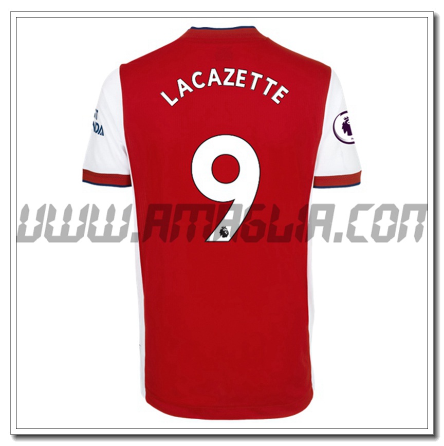 Prima Maglia Alexandre Lacazette 9 FC Arsenal 2021 2022