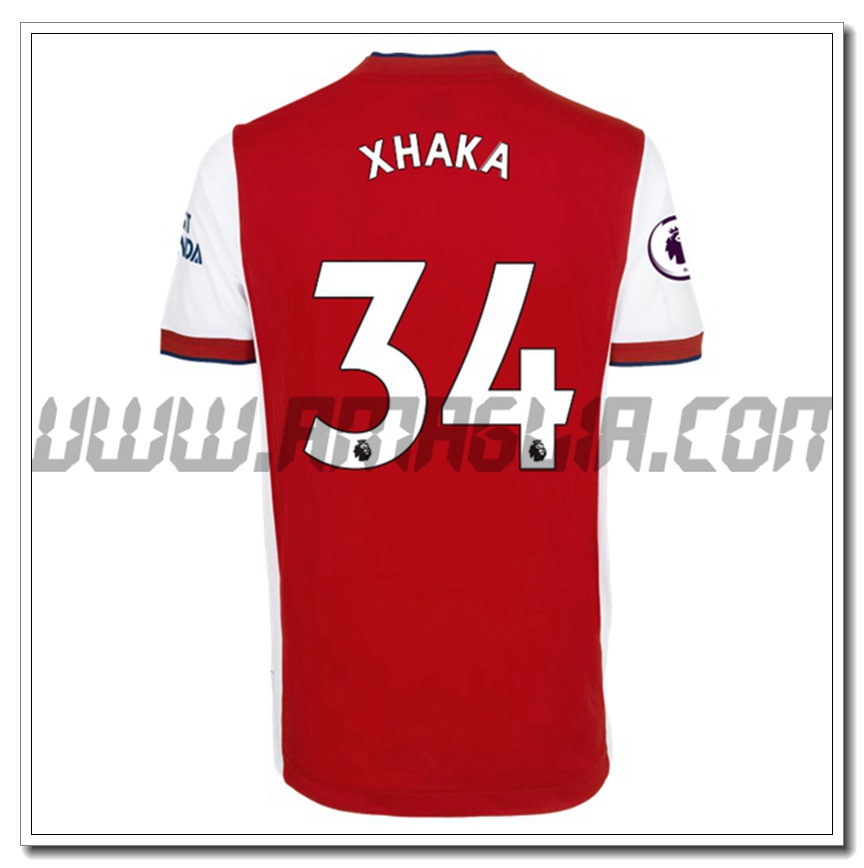 Prima Maglia Granit Xhaka 34 FC Arsenal 2021 2022