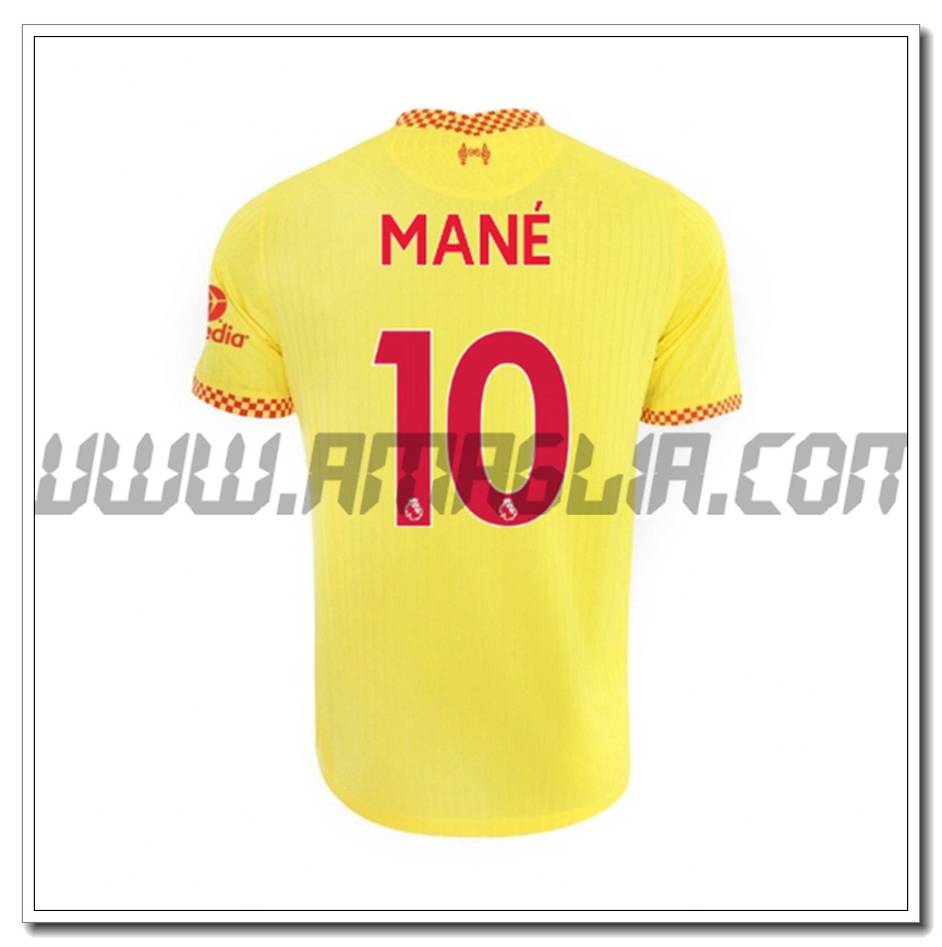Terza Maglia Sadio Mane 10 FC Liverpool 2021 2022