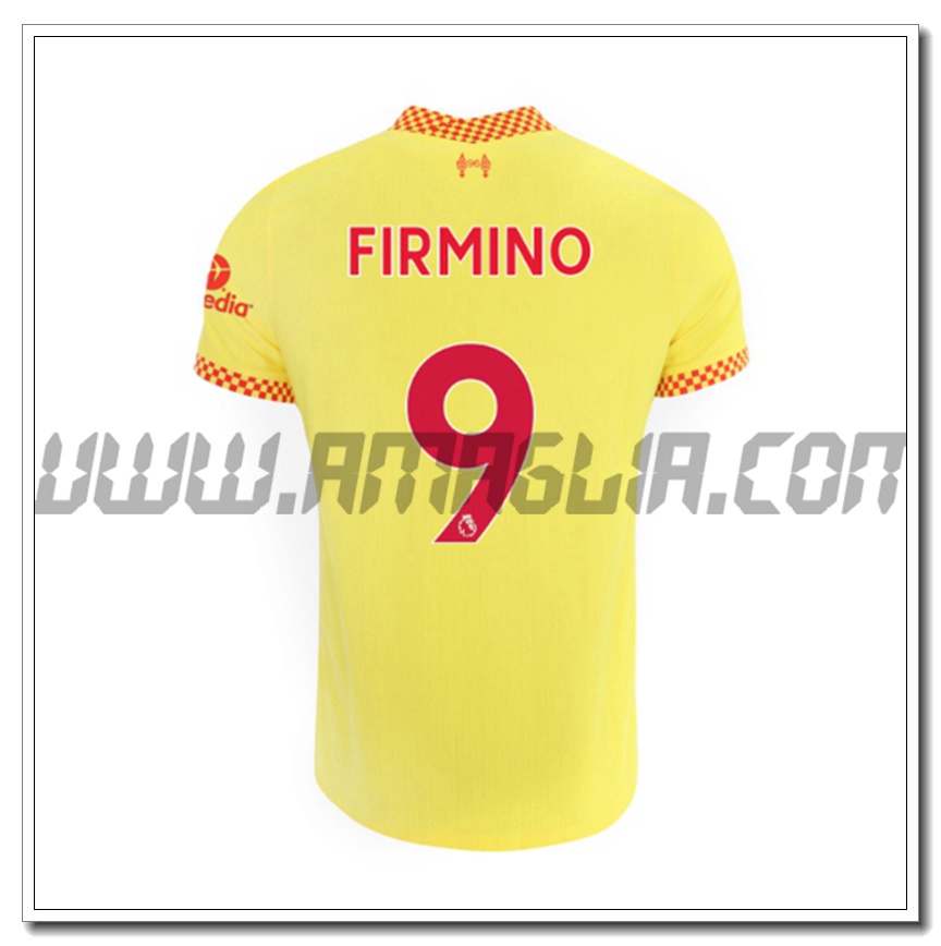 Terza Maglia Roberto Firmino 9 FC Liverpool 2021 2022