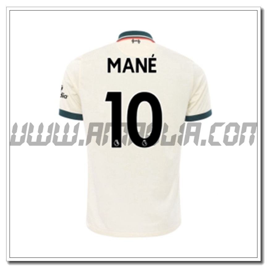 Seconda Maglia Sadio Mane 10 FC Liverpool 2021 2022