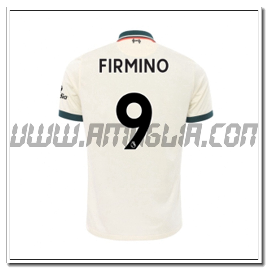 Seconda Maglia Roberto Firmino 9 FC Liverpool 2021 2022