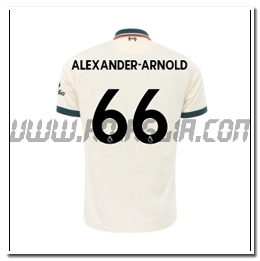 Seconda Maglia Alexander Arnold 66 FC Liverpool 2021 2022