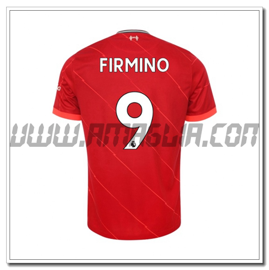 Prima Maglia Roberto Firmino 9 FC Liverpool 2021 2022