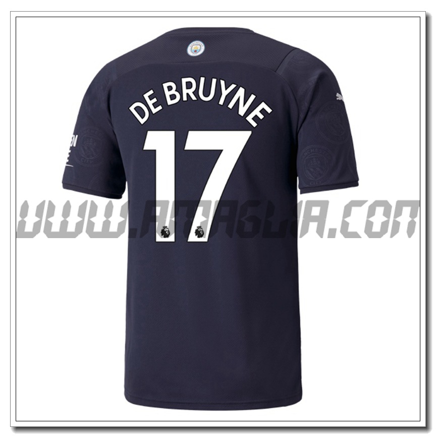 Terza Maglia DEBRUYNE 17 Manchester City 2021 2022