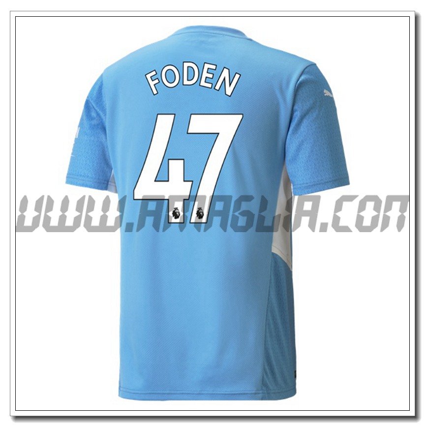 Prima Maglia FODEN 47 Manchester City 2021 2022