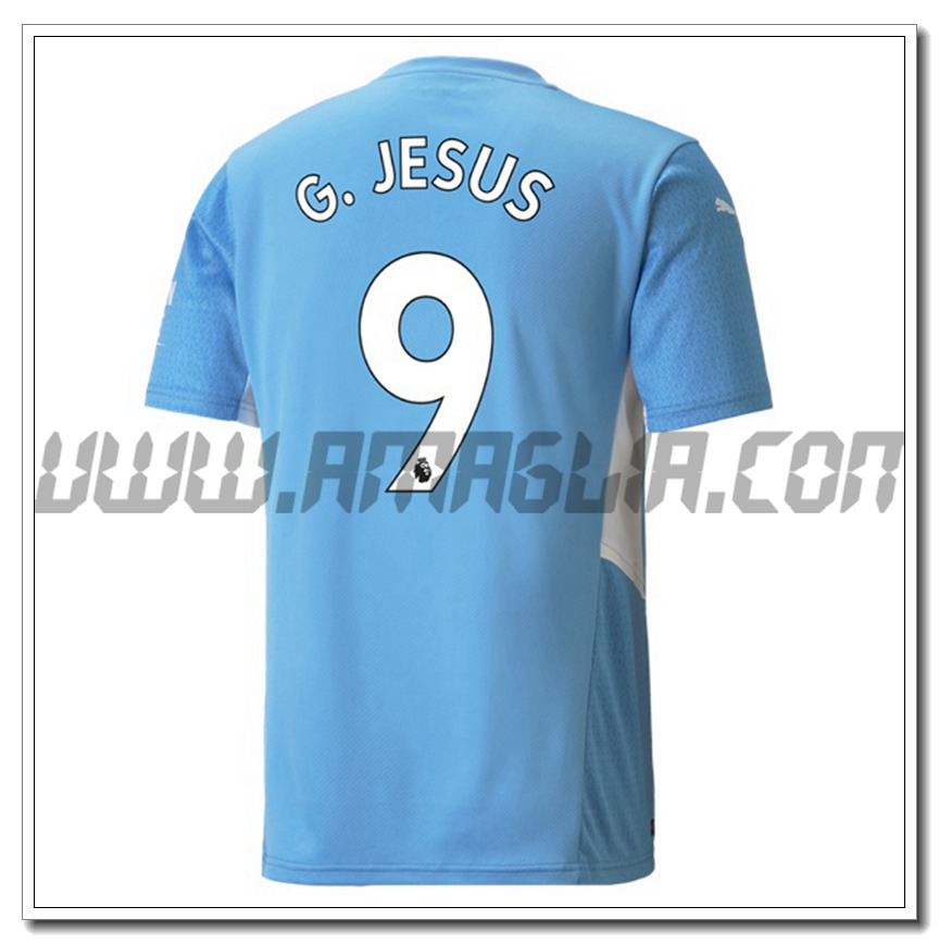 Prima Maglia G.JESUS 9 Manchester City 2021 2022