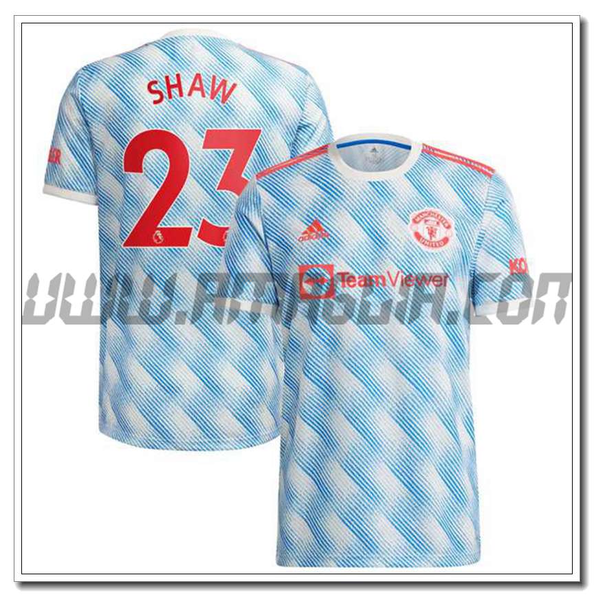 Seconda Maglia Shaw 23 Manchester United 2021 2022