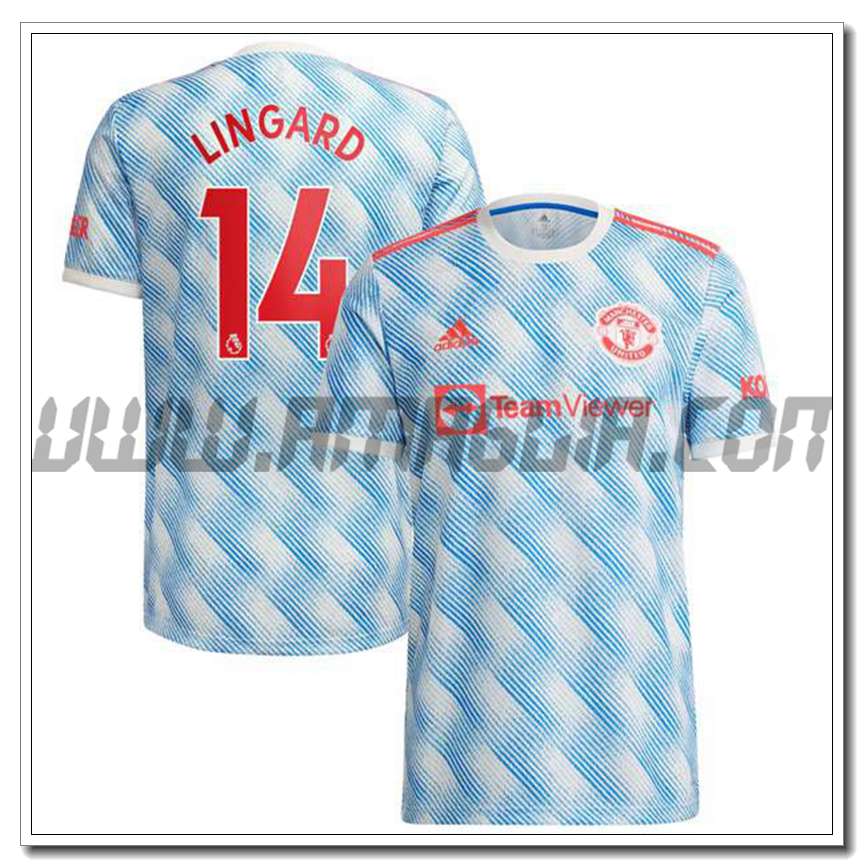Seconda Maglia Lingard 14 Manchester United 2021 2022