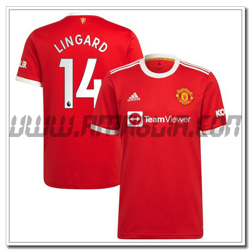 Prima Maglia Lingard 14 Manchester United 2021 2022