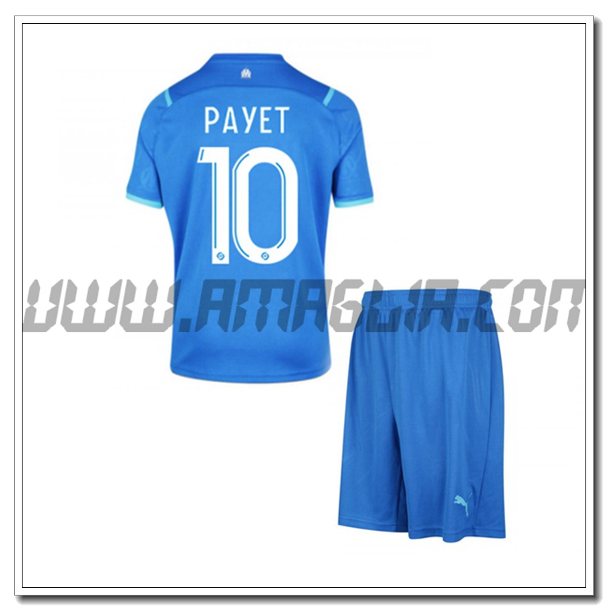 Kit Maglia PAYET 10 Marsiglia OM Bambino Prima 2021 2022