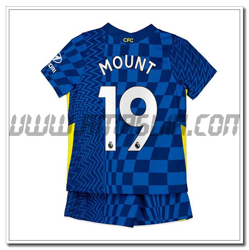 Kit Maglia Mount 19 FC Chelsea Bambino Prima 2021 2022