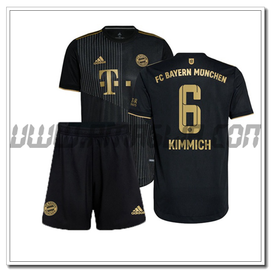 Kit Maglia Kimmich 6 Bayern Monaco Bambino Seconda 2021 2022