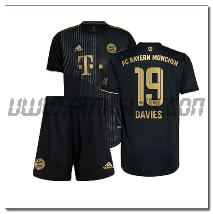 Kit Maglia Davies 19 Bayern Monaco Bambino Seconda 2021 2022