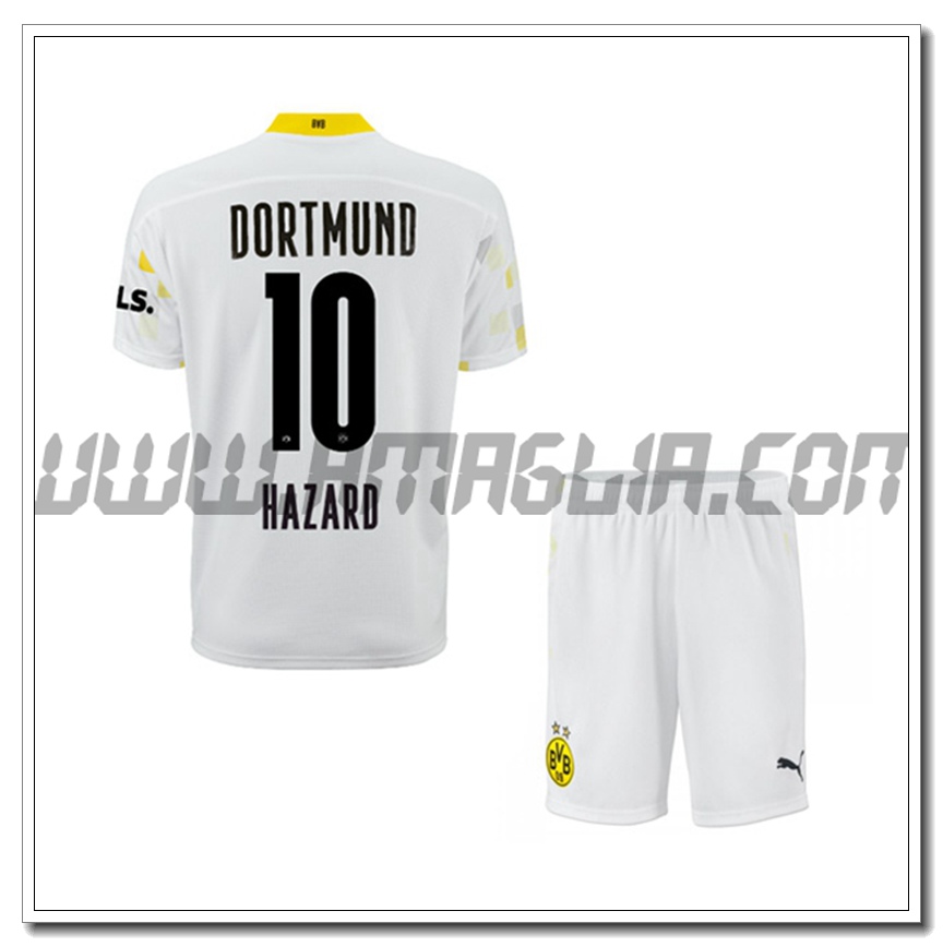 Kit Maglia Hazard 10 Dortmund BVB Bambino Terza 2021 2022