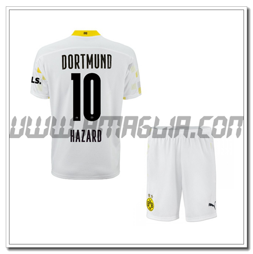 Kit Maglia Hazard 10 Dortmund BVB Bambino Terza 2021 2022