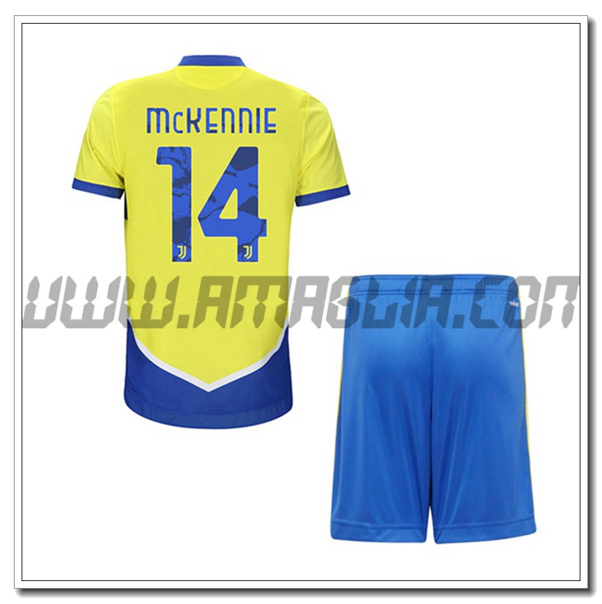 Kit Maglia MCKENNIE 14 Juventus Bambino Terza 2021 2022