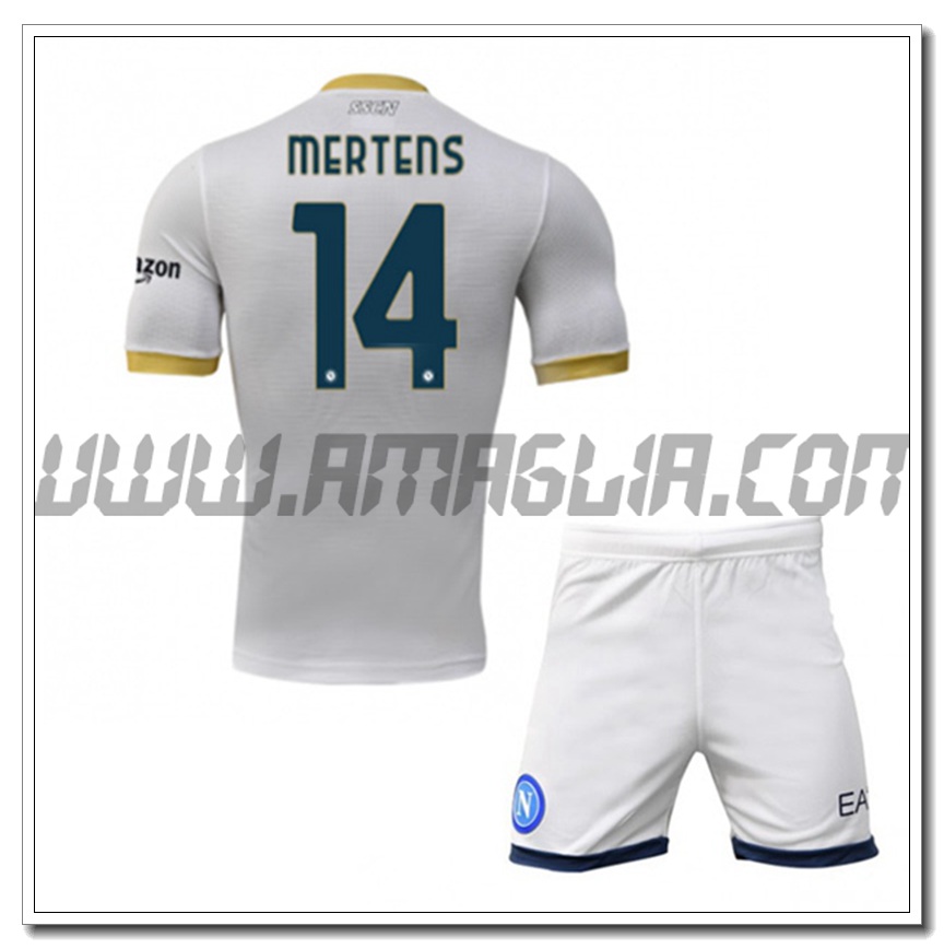 Kit Maglia MERTENS 14 SSC Napoli Bambino Seconda 2021 2022