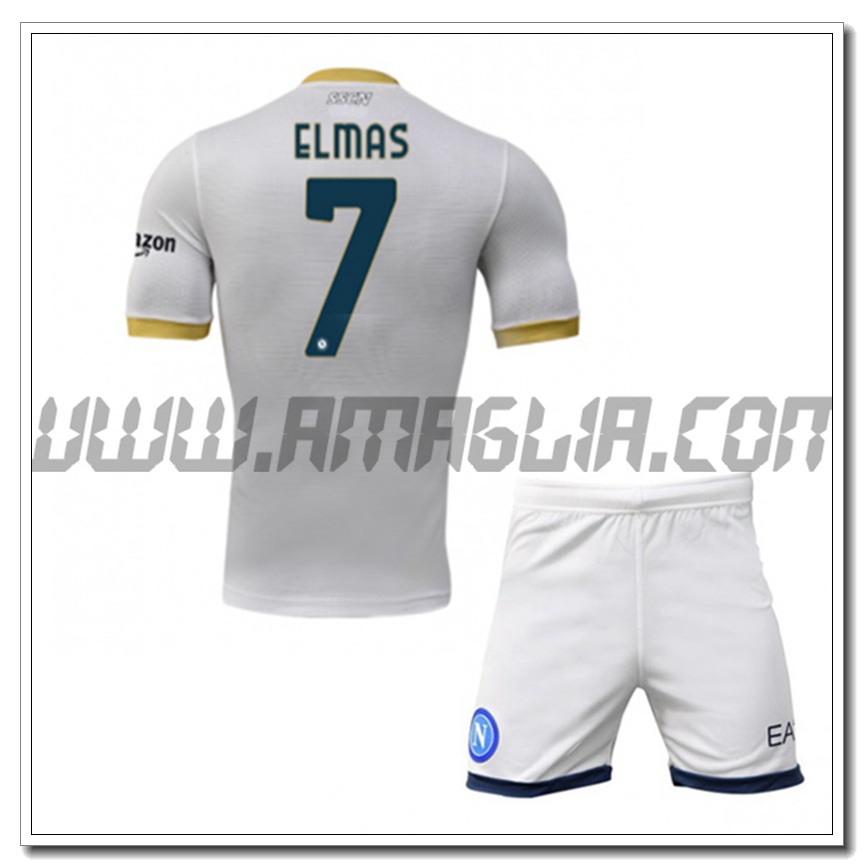 Kit Maglia ELMAS 24 SSC Napoli Bambino Seconda 2021 2022