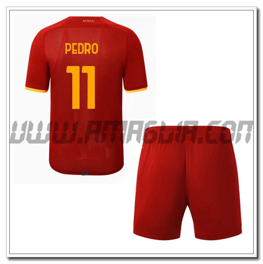 Kit Maglia PEDRO 11 AS Roma Bambino Terza 2021 2022
