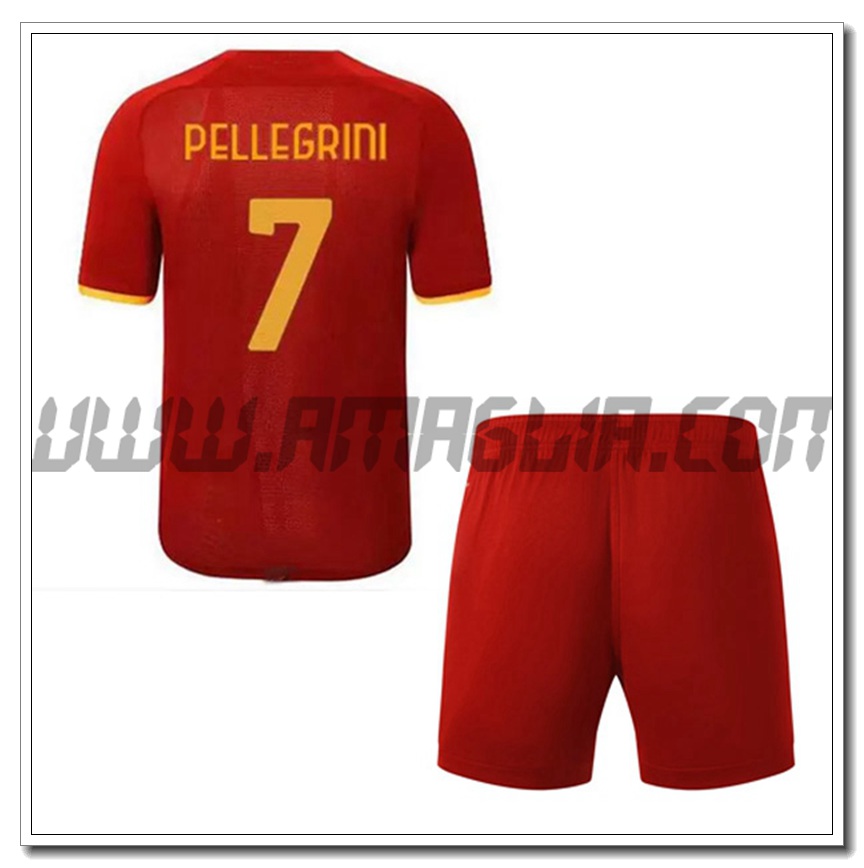 Kit Maglia PELLEGRINI 7 AS Roma Bambino Terza 2021 2022
