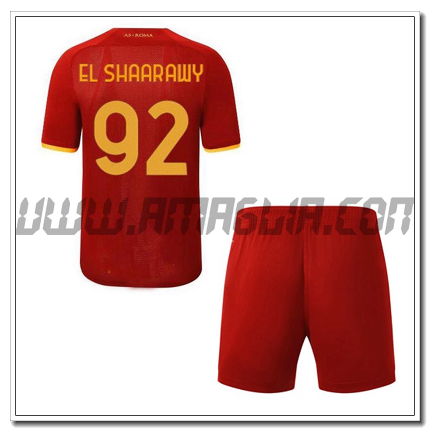 Kit Maglia EL AHAARAWY 92 AS Roma Bambino Terza 2021 2022