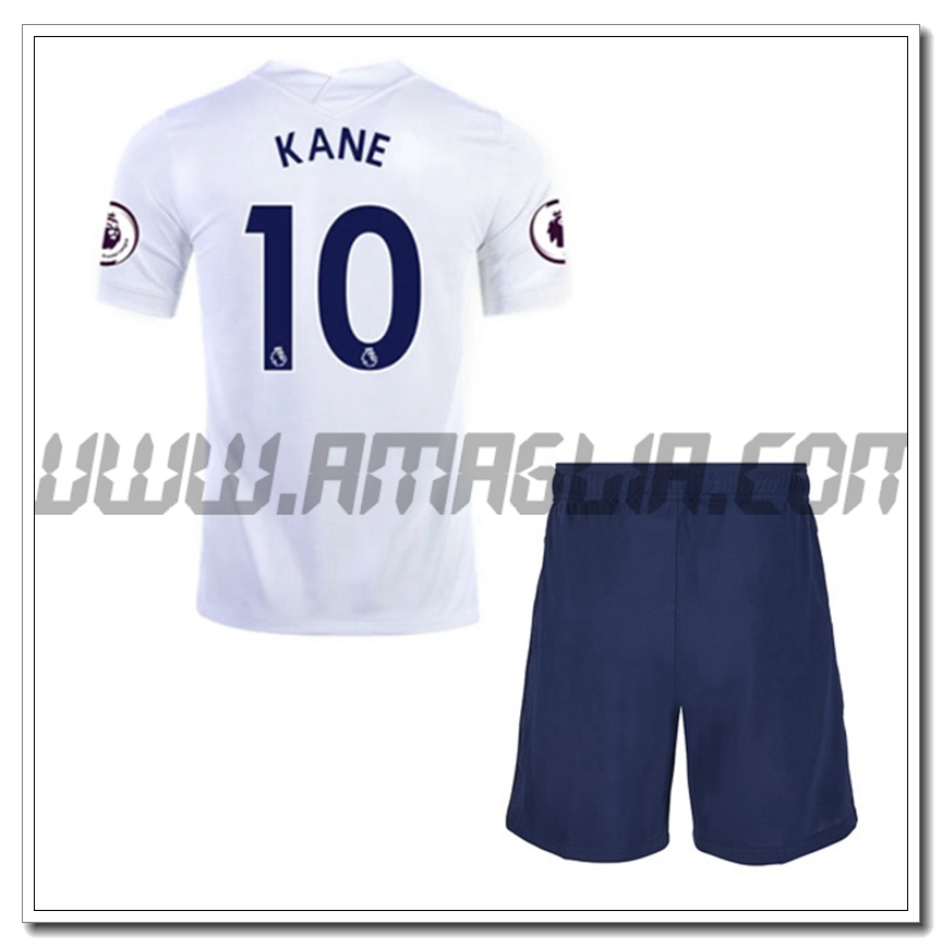 Kit Maglia Harry Kane 10 Tottenham Hotspur Bambino Prima 2021 2022