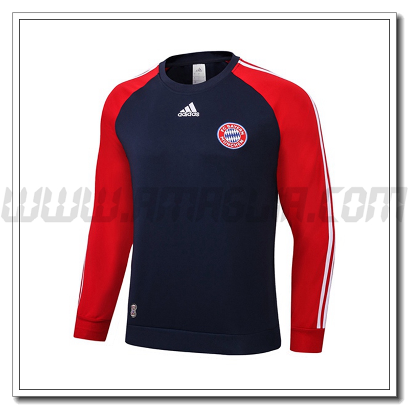 Felpa Allenamento Bayern Monaco Nero/Rosso 2021 2022