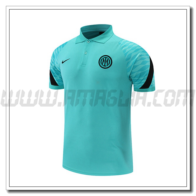 Maglia Polo Inter Milan Verde/Nero 2021 2022